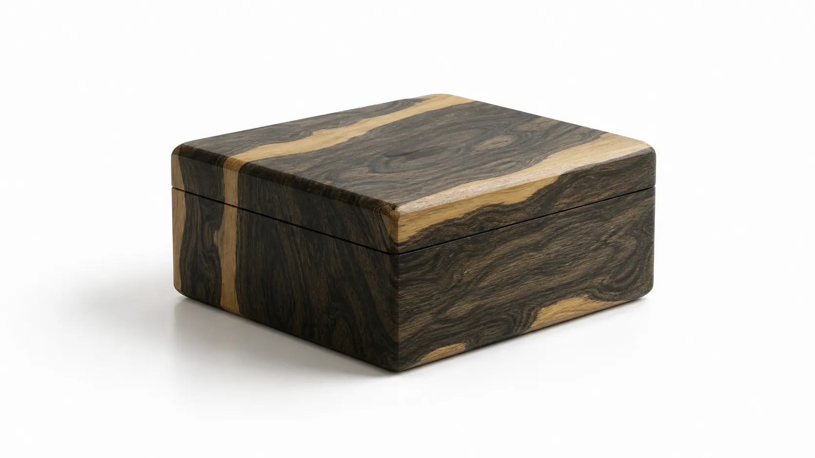 Veneer shown on a finished product